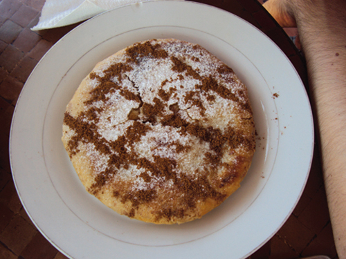 La pastilla au poulet de la cuisine Marocaine