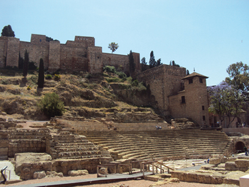 L'Alcazaba et le théâtre romain de Malaga (Andalousie-Espagne) L'Alcazaba et le théâtre romain de Malaga (Andalousie-Espagne)