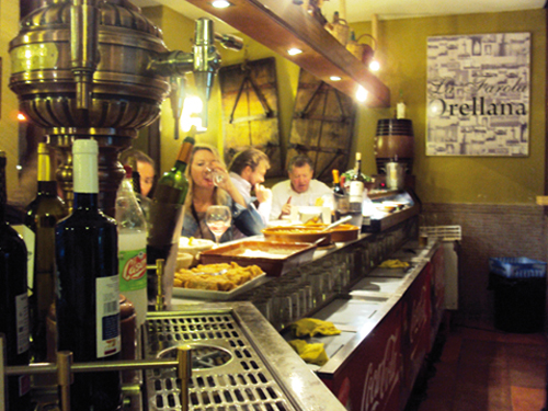 Bar Orellana à Malaga (Andalousie-Espagne)