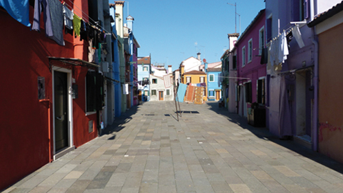 Les maisons colorées de Burano près de Venise (italie)