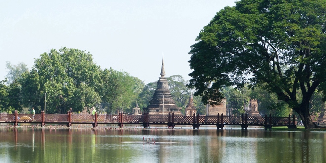 Le magnifique parc historique de Sukhothai