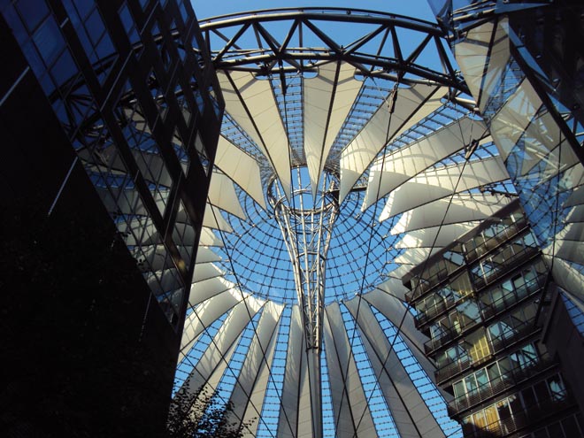 Le Sony Center à Berlin