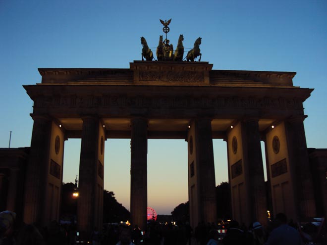 La porte de Brandebourg à Berlin