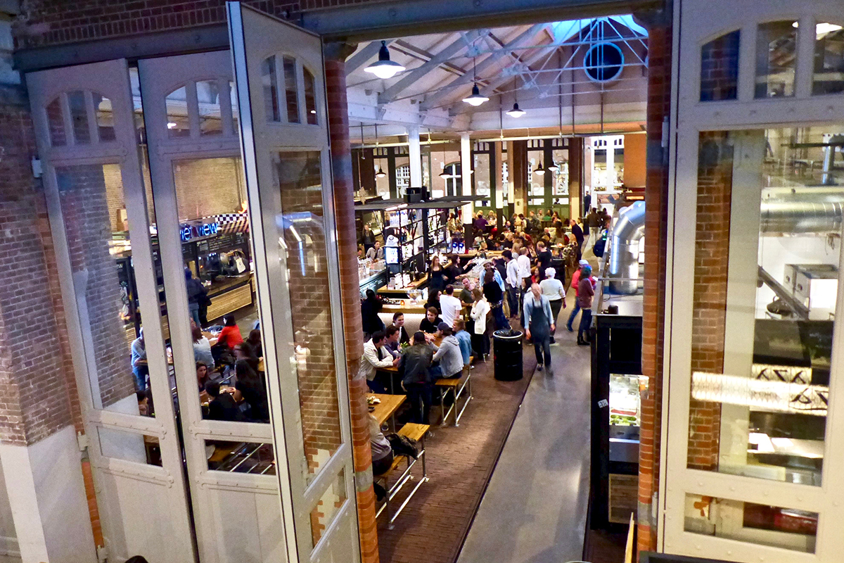 Salle foodcourt de hallen Amsterdam velo