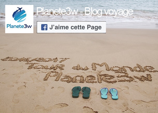 Facebook Planete3w blog voyage