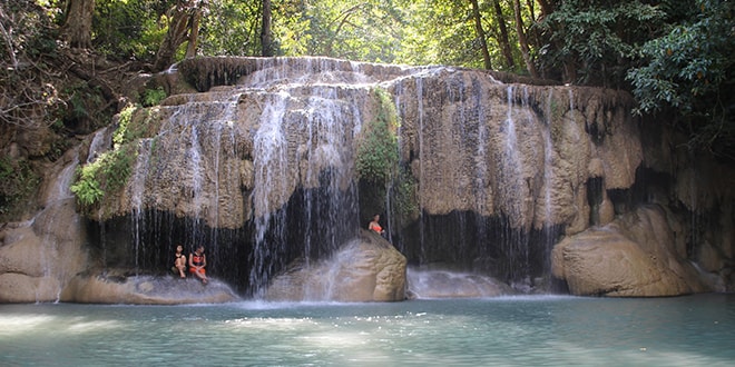 Les cascades d’Erawan près de Kanchanaburi