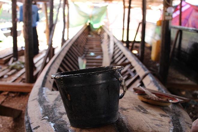 Fabrique de bateau lac Inle Birmanie Fabrique de bateau lac Inle Birmanie