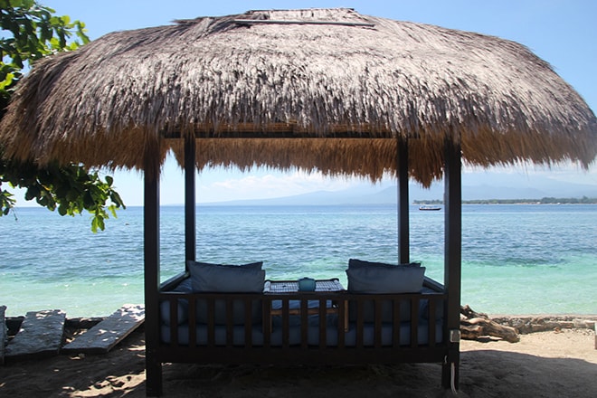 Vue Gili Meno Indonesie