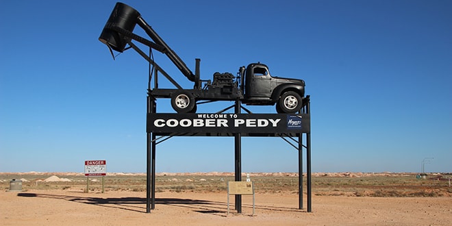 1 jour pour visiter Coober Pedy la capitale mondiale de l’Opale