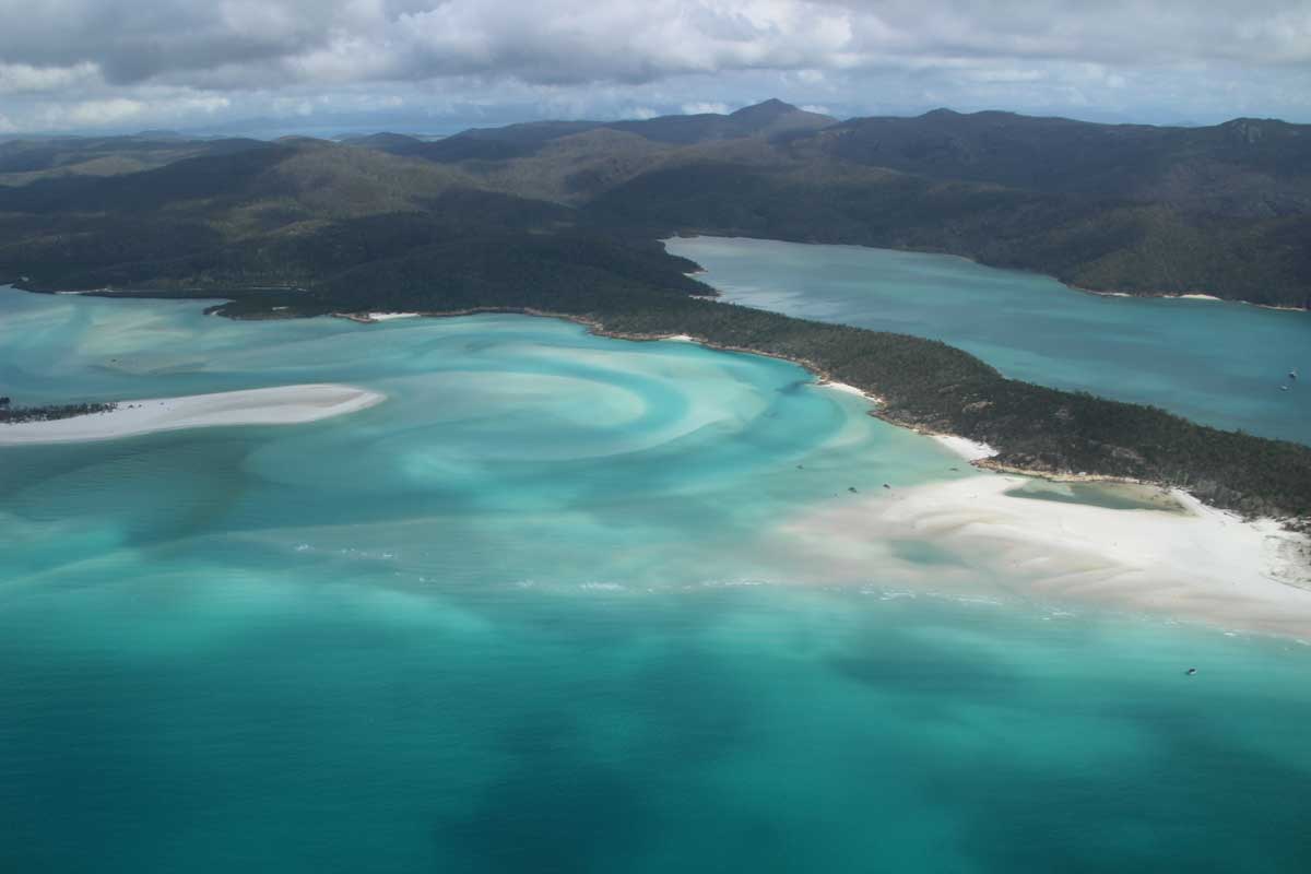 Point de vue avion Whitsundays Australie