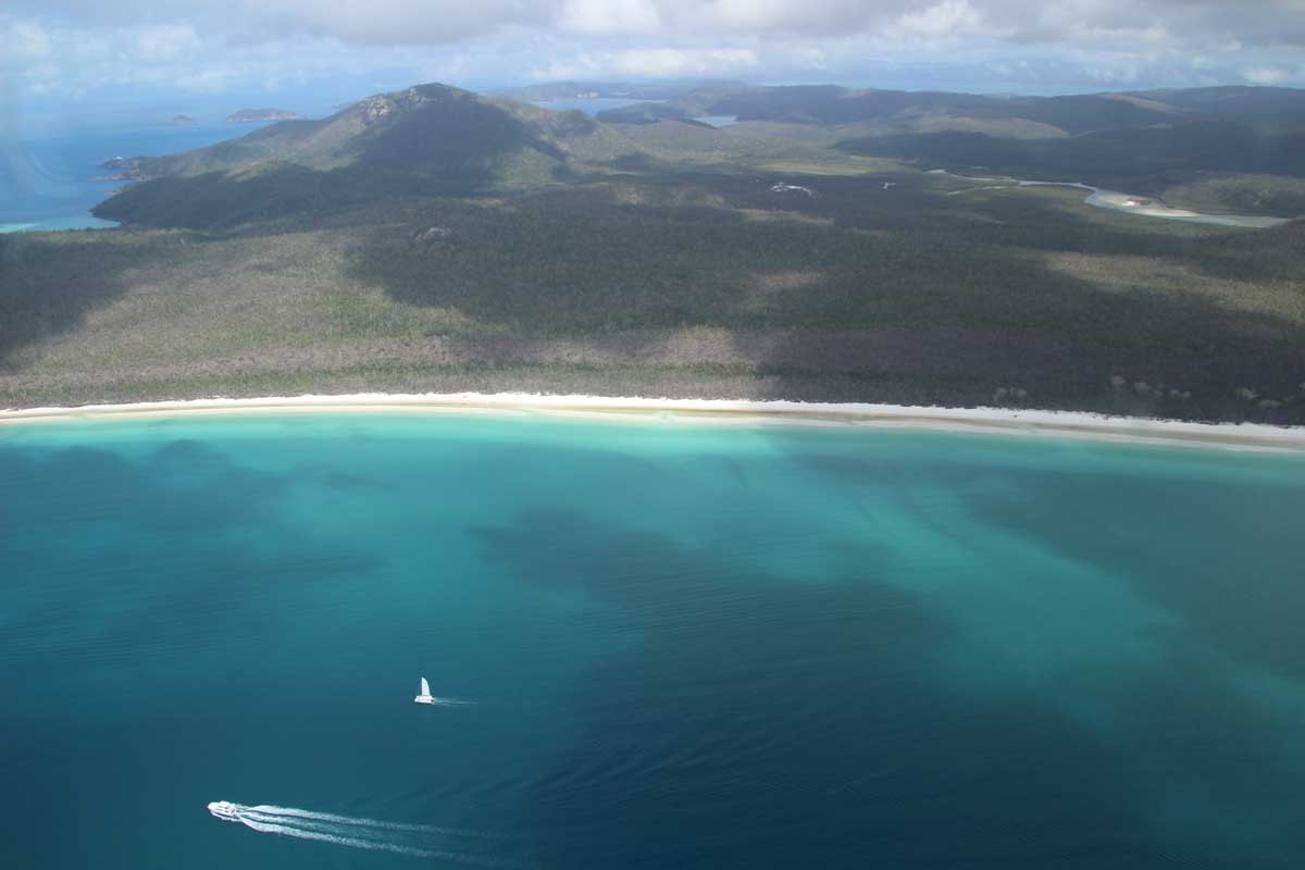 White Haven Beach vue avion