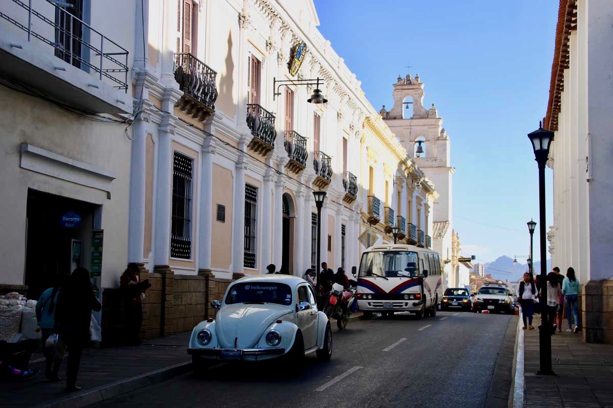 petite rue Sucre Bolivie