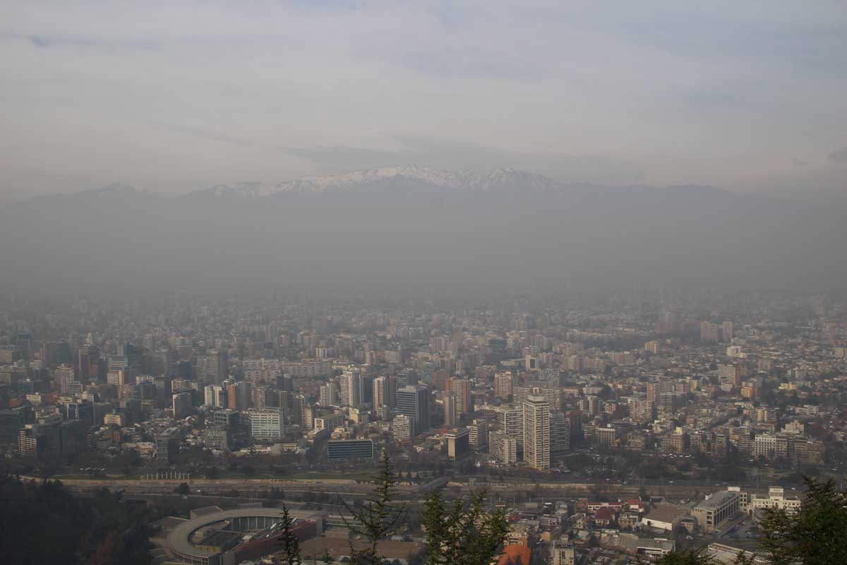 vue santiago Cerro San cristobal