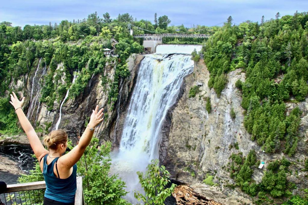 Visiter le Parc de la Chute Montmorency en été