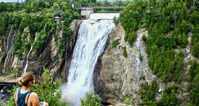 Visiter le Parc de la Chute Montmorency en été