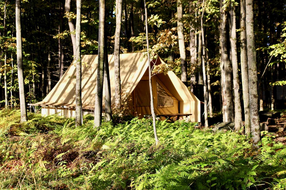 tente canadienne hutopia sutton québec