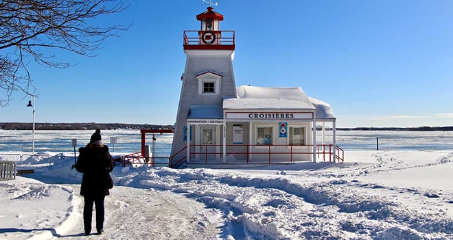 Un week-end à Trois-Rivières en hiver