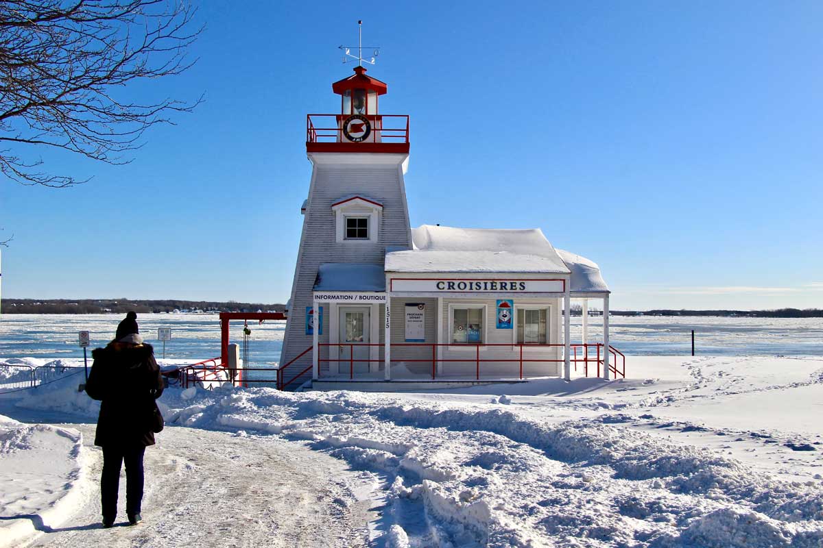 au bord du fleuve Saint Laurent à trois rivieres