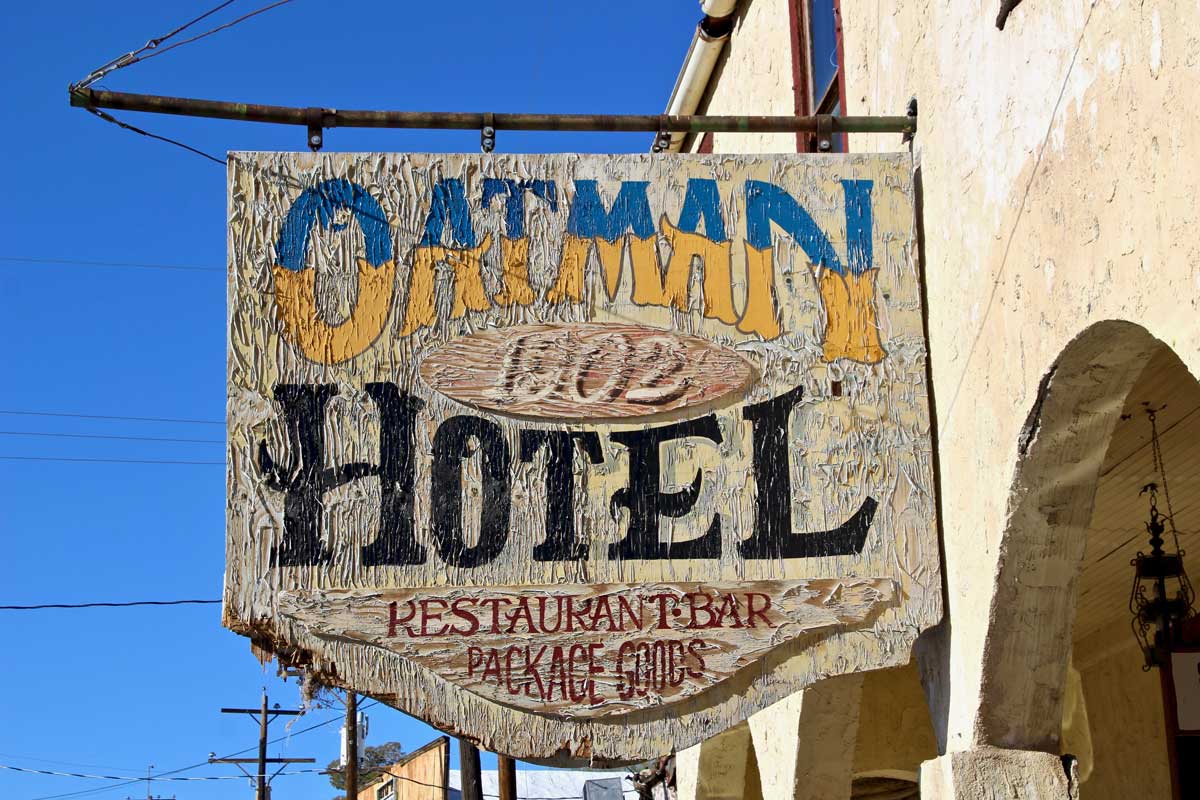 Oatman : un ancien village minier hotel oatman route 66