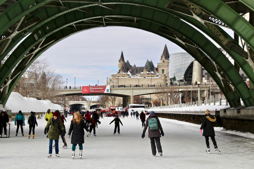 Canal Rideau patinoire Ottawa