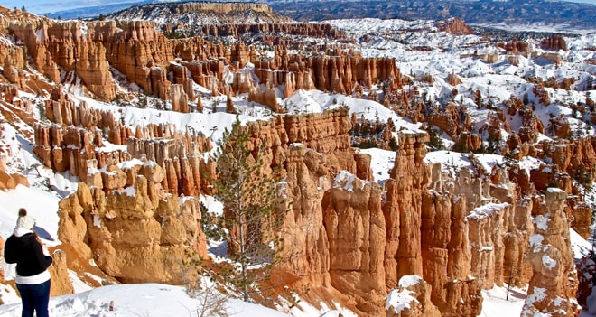 Visiter Bryce Canyon en hiver : coup de coeur assuré