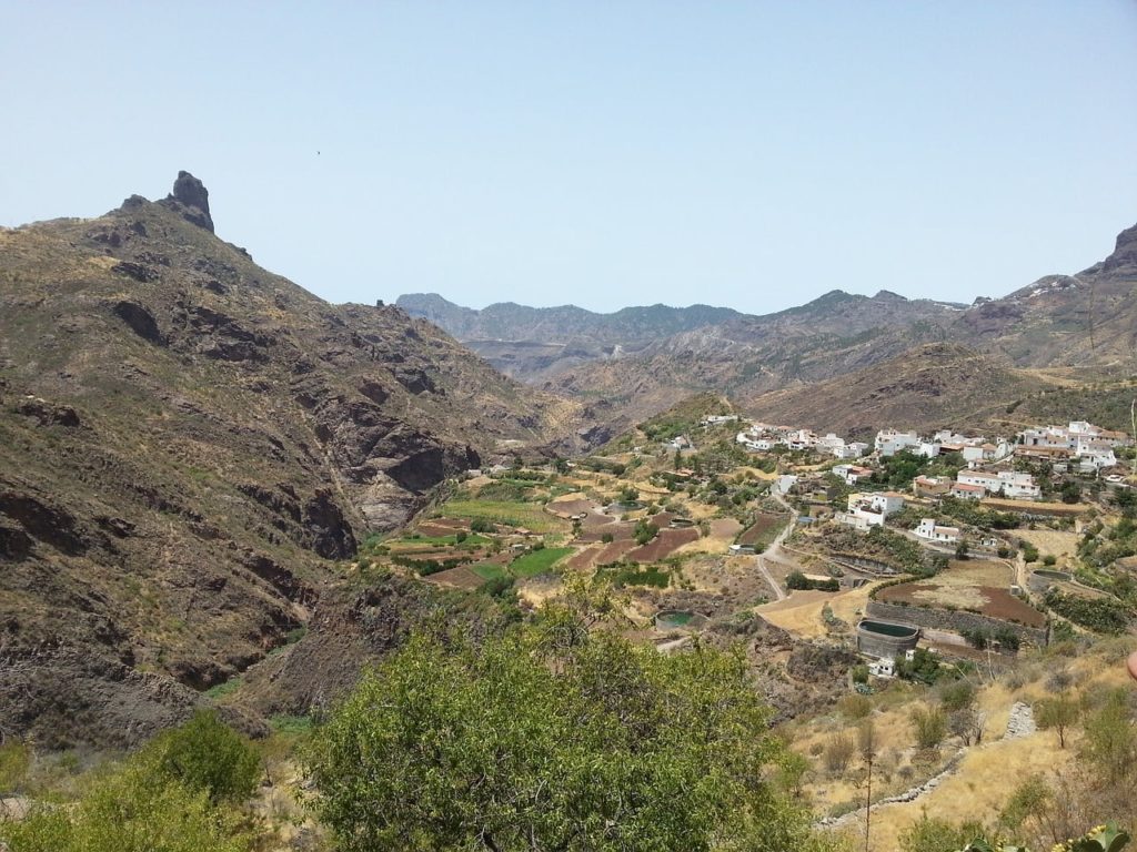 gran canaria village blanc Tejeda