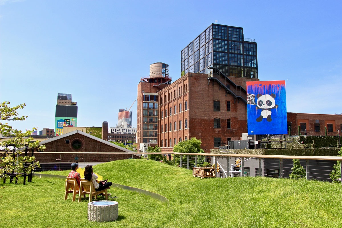 Installation Rooftop street Art Williamsburg Visiter Brooklyn en 2 jours