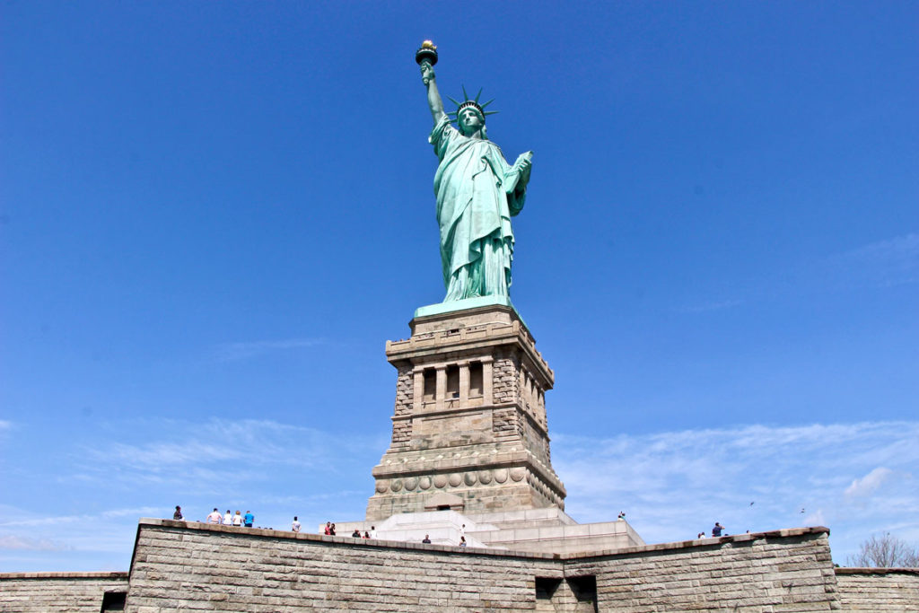 piedestal statue de la liberte