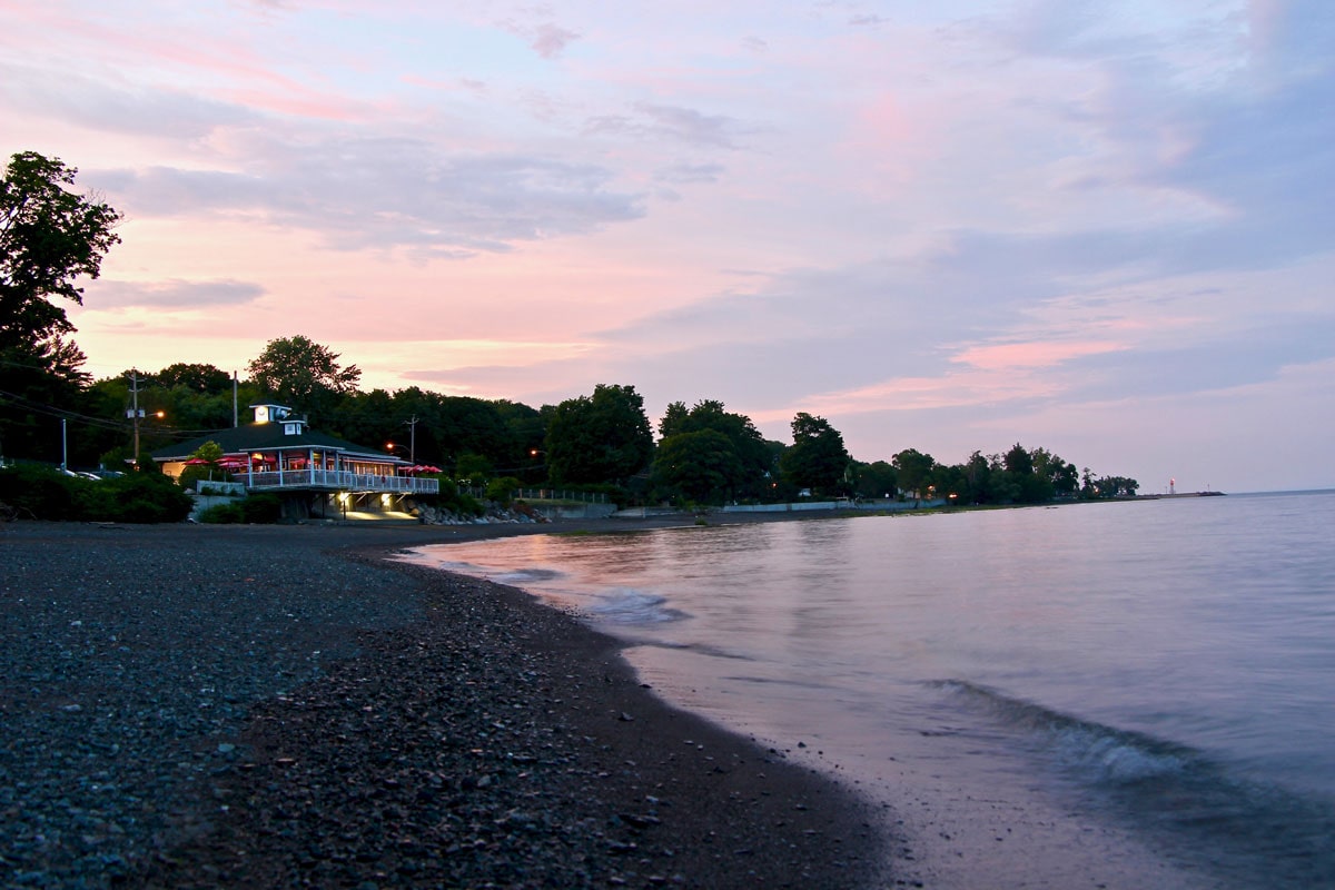 coucher soleil ile d'orleans