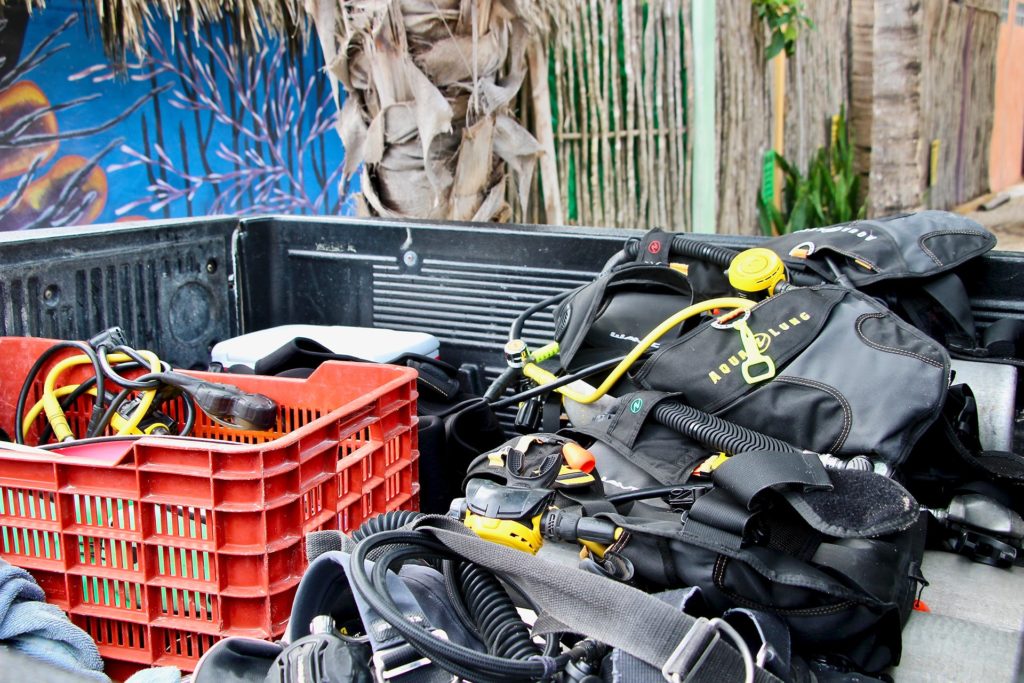 Equipement Plongée Tulum Mexique
