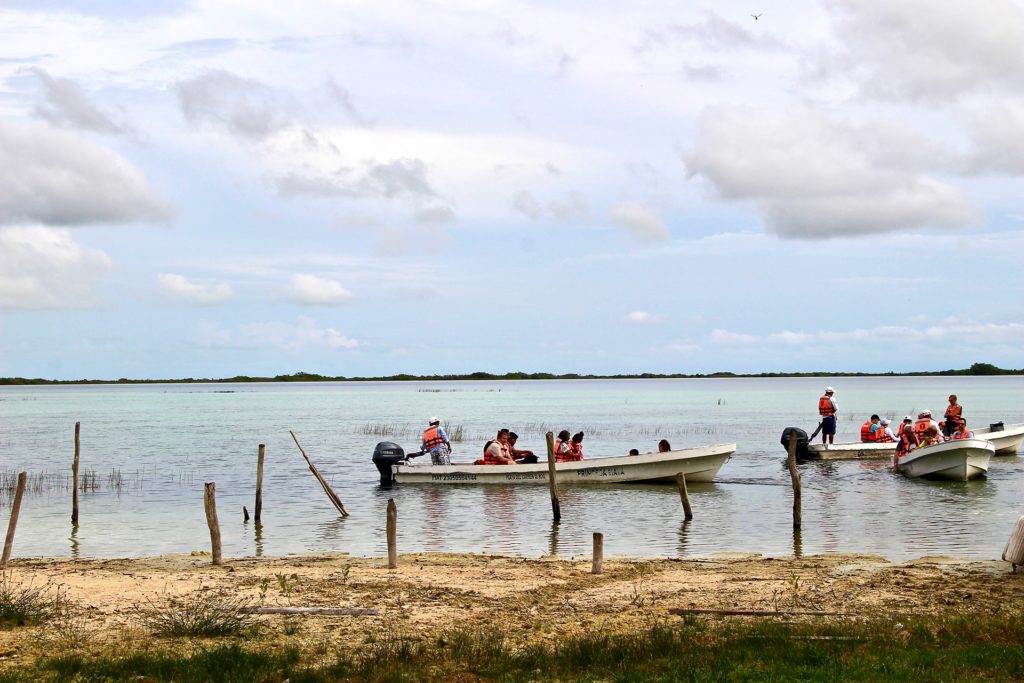 Tour bateau réserve Sian Ka'an Tulum Mexique