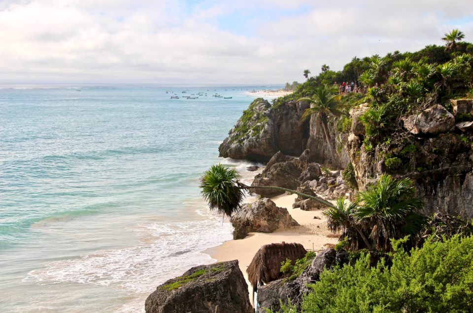 Vue Ruines Tulum Yucatan