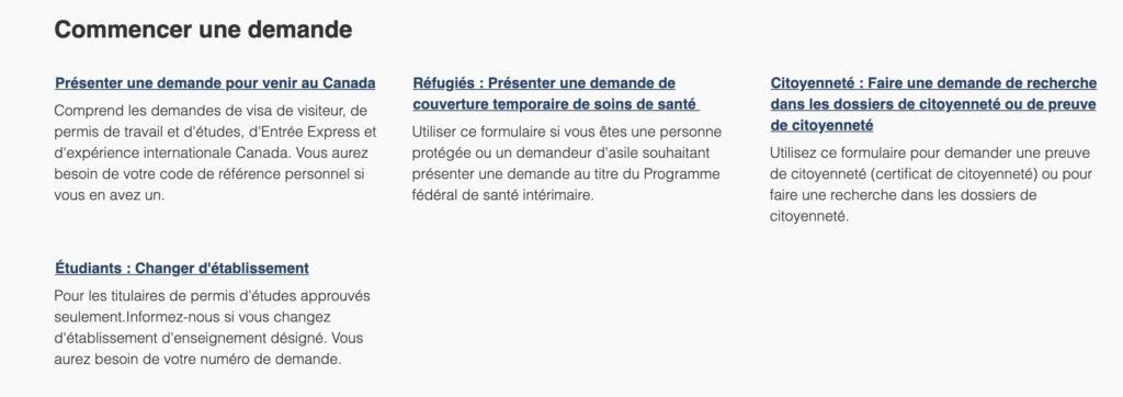demande permis travail canada
