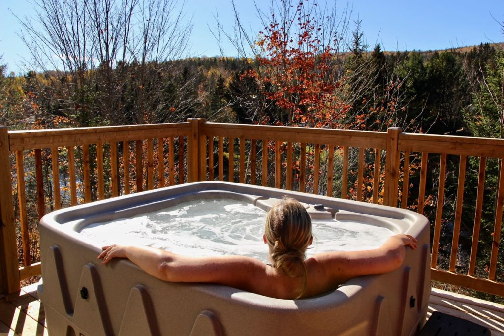 Box Chalet terrasse spa Québec