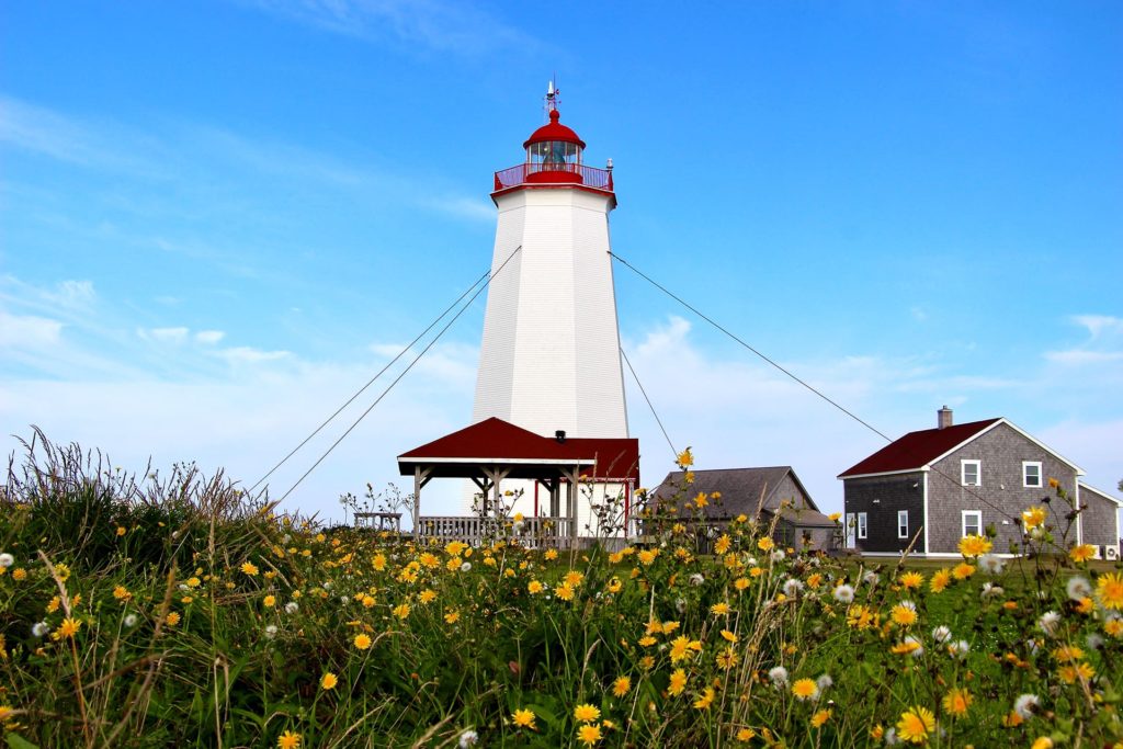 Phare de Miscou Road trip Nouveau Brunswick